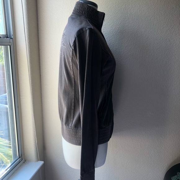 Hurley vintage wash mock neck zip front jacket - Picture 8 of 12